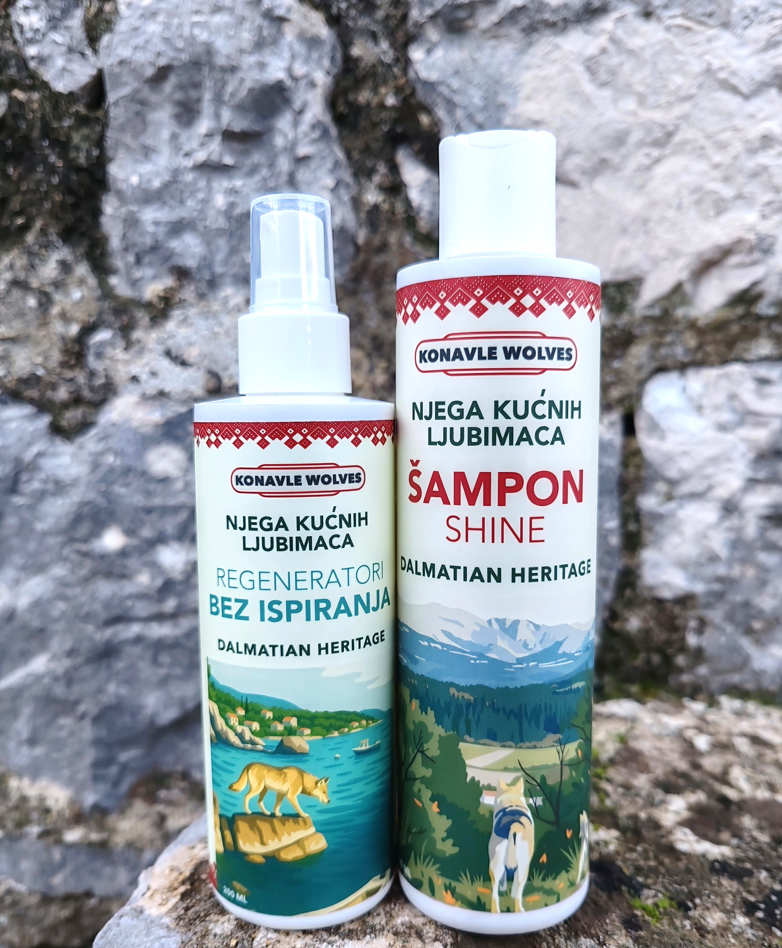 Duo Pack – Šampon “Shine” + Leave-In regenerator – Dalmatian Heritage