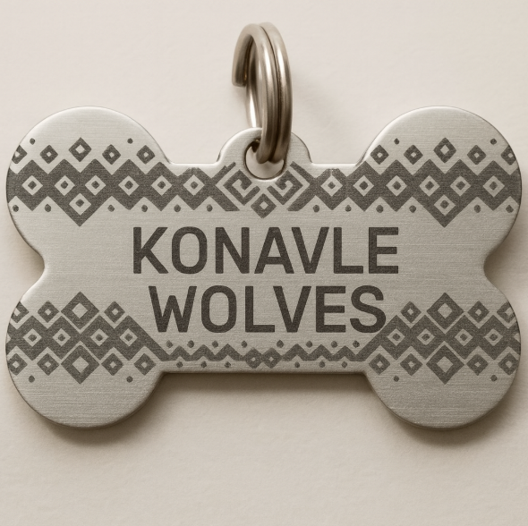 Aluminijska oznaka za pse – Personalizirana pločica - Slika 2